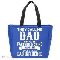Dad Bad Influence Tote Bag thumb 0