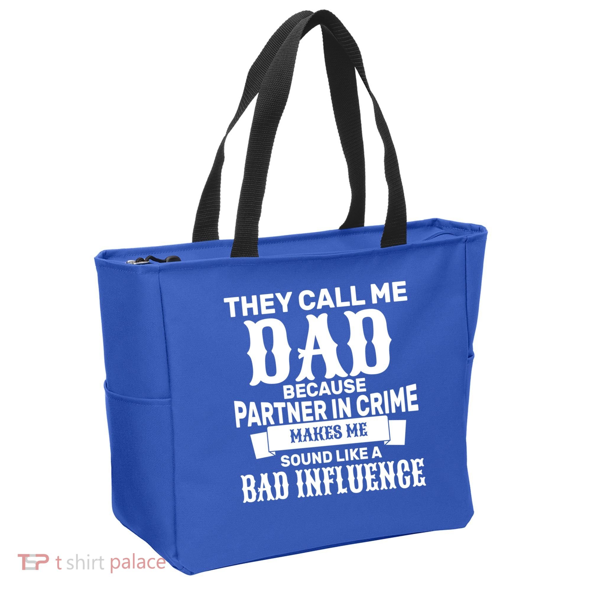 Dad Bad Influence Tote Bag