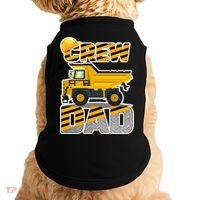 Dad Birthday Crew Construction Party Doggie Tank thumb 0