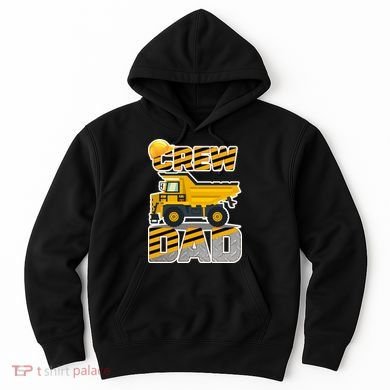 Dad Birthday Crew Construction Party Hoodie
