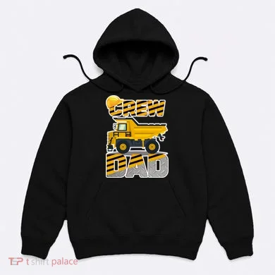 Dad Birthday Crew Construction Party Hoodie