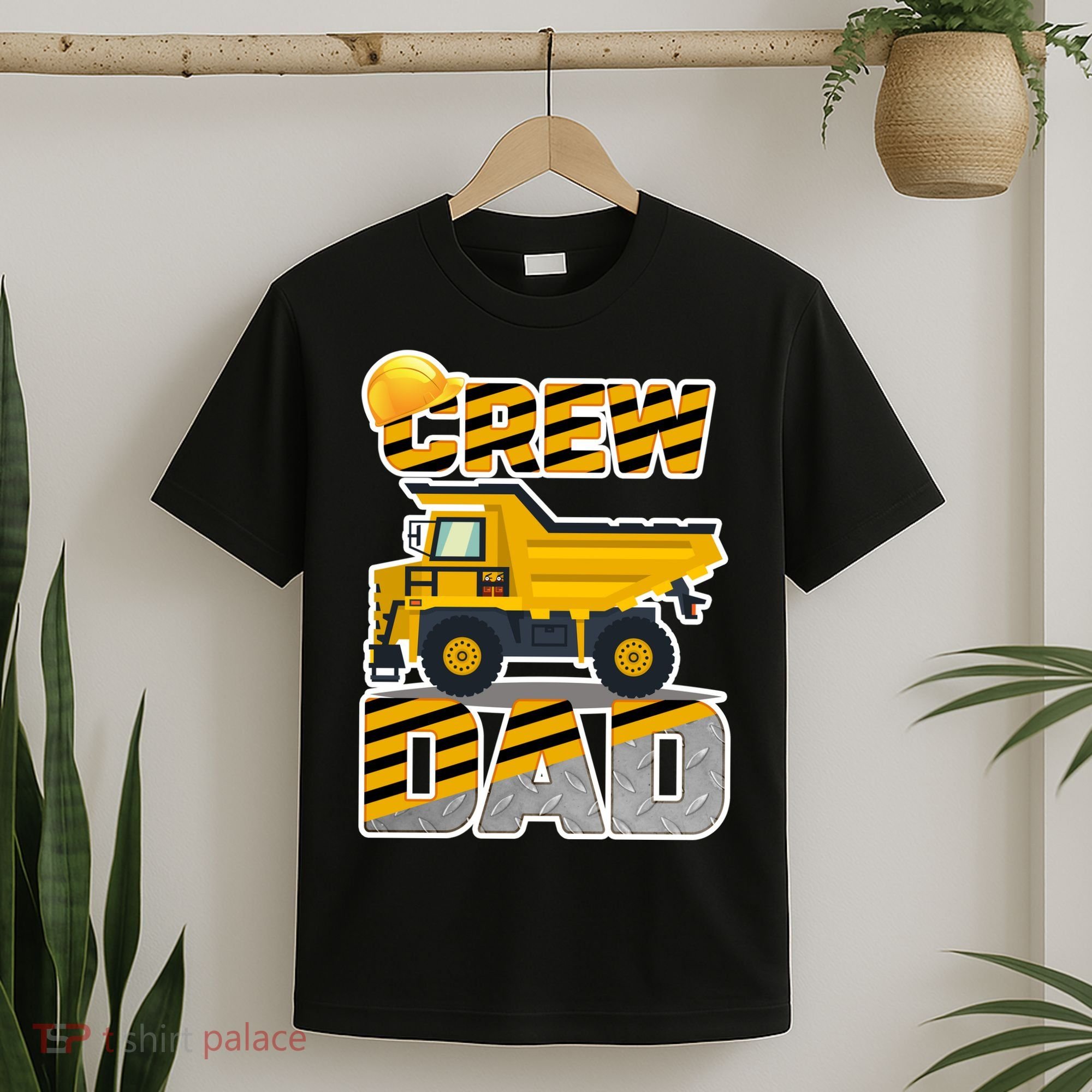 Dad Birthday Crew Construction Party T-Shirt