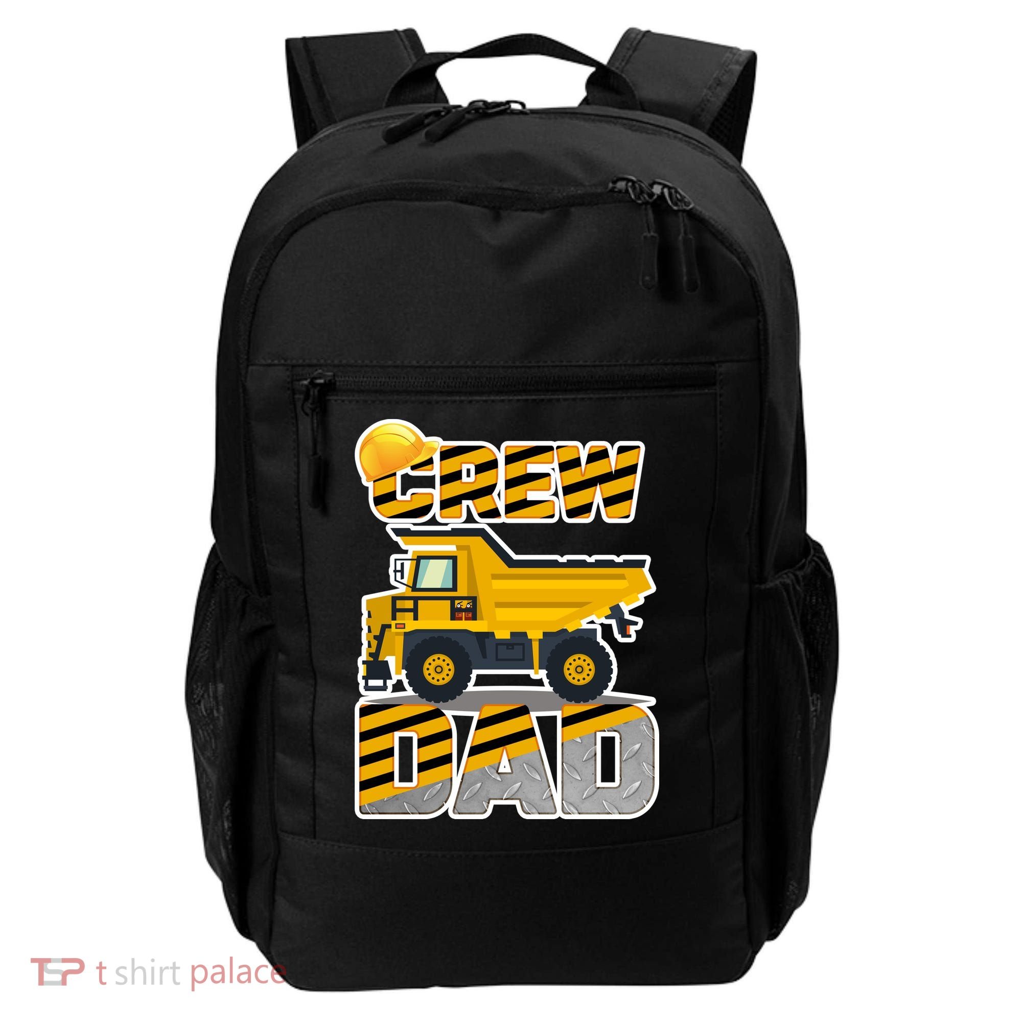 Dad Birthday Crew Construction Party Backpack