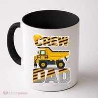 Dad Birthday Crew Construction Party Coffee Mug thumb 0