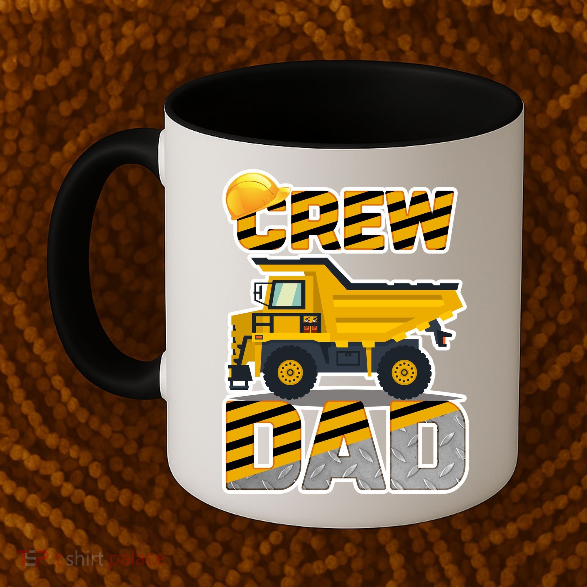 Dad Birthday Crew Construction Party Coffee Mug