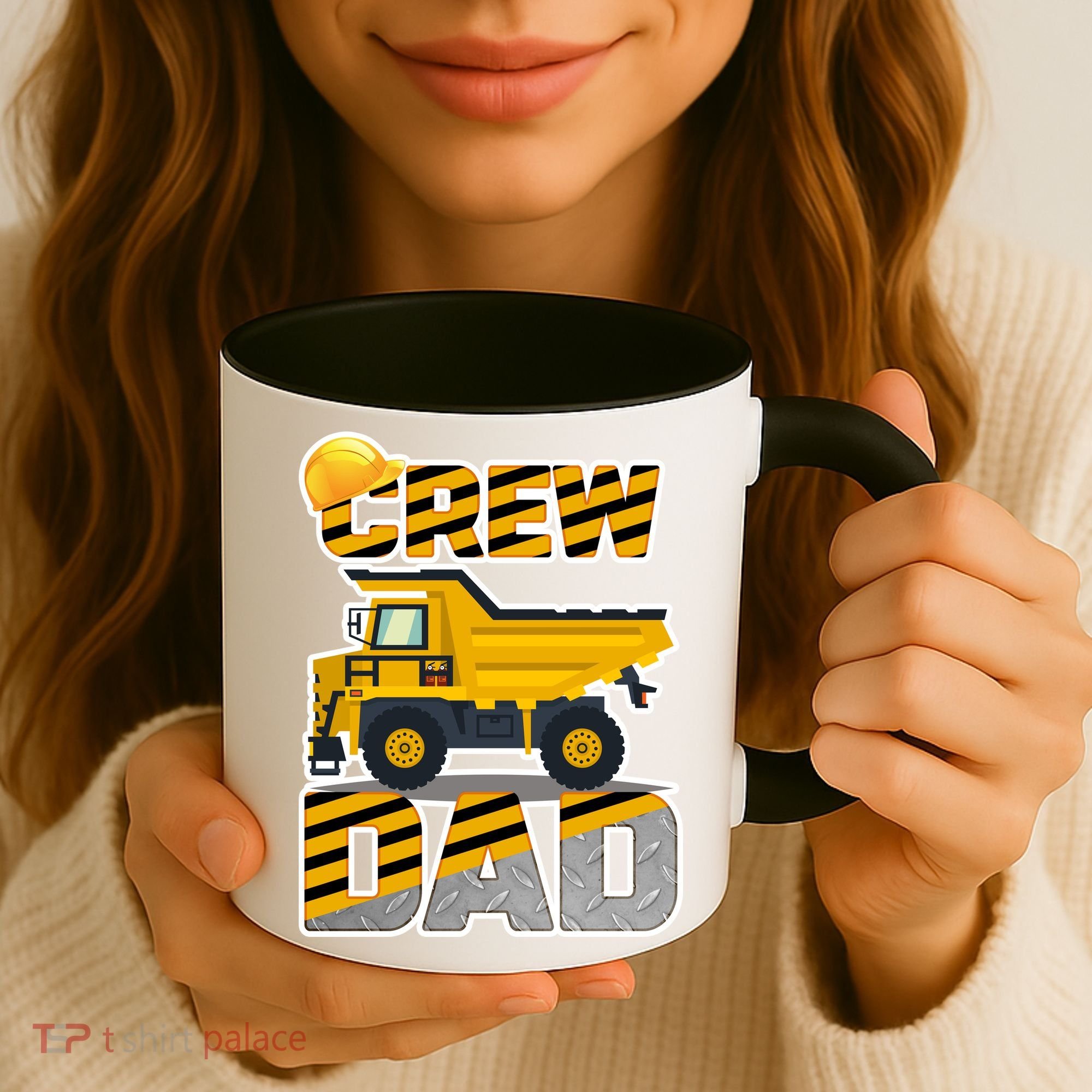 Dad Birthday Crew Construction Party Coffee Mug