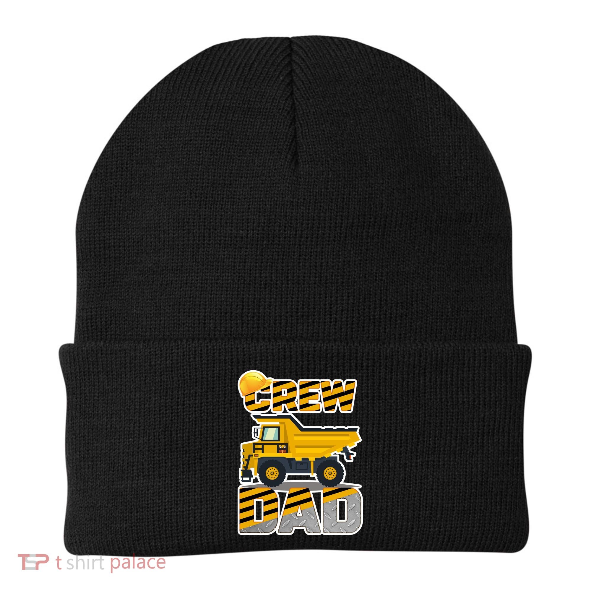 Dad Birthday Crew Construction Party Beanie