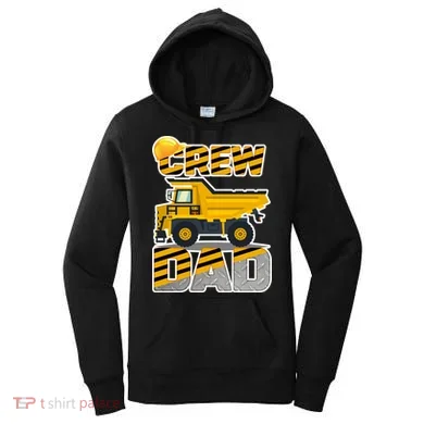 Dad Birthday Crew Construction Party Women's Hoodie