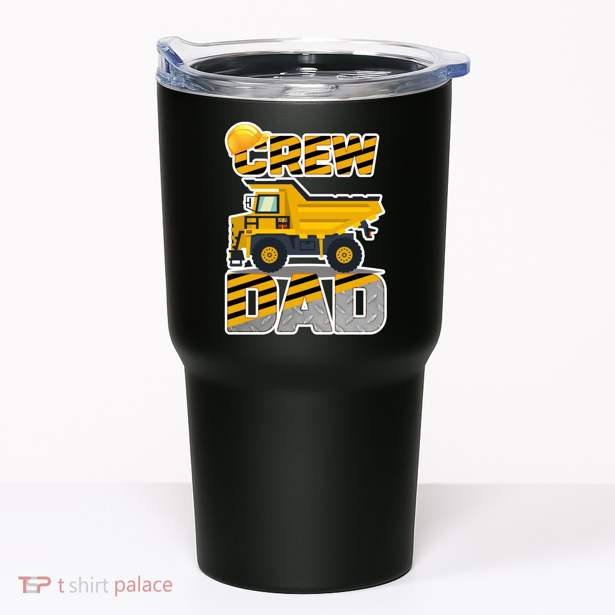 Dad Birthday Crew Construction Party Tumbler