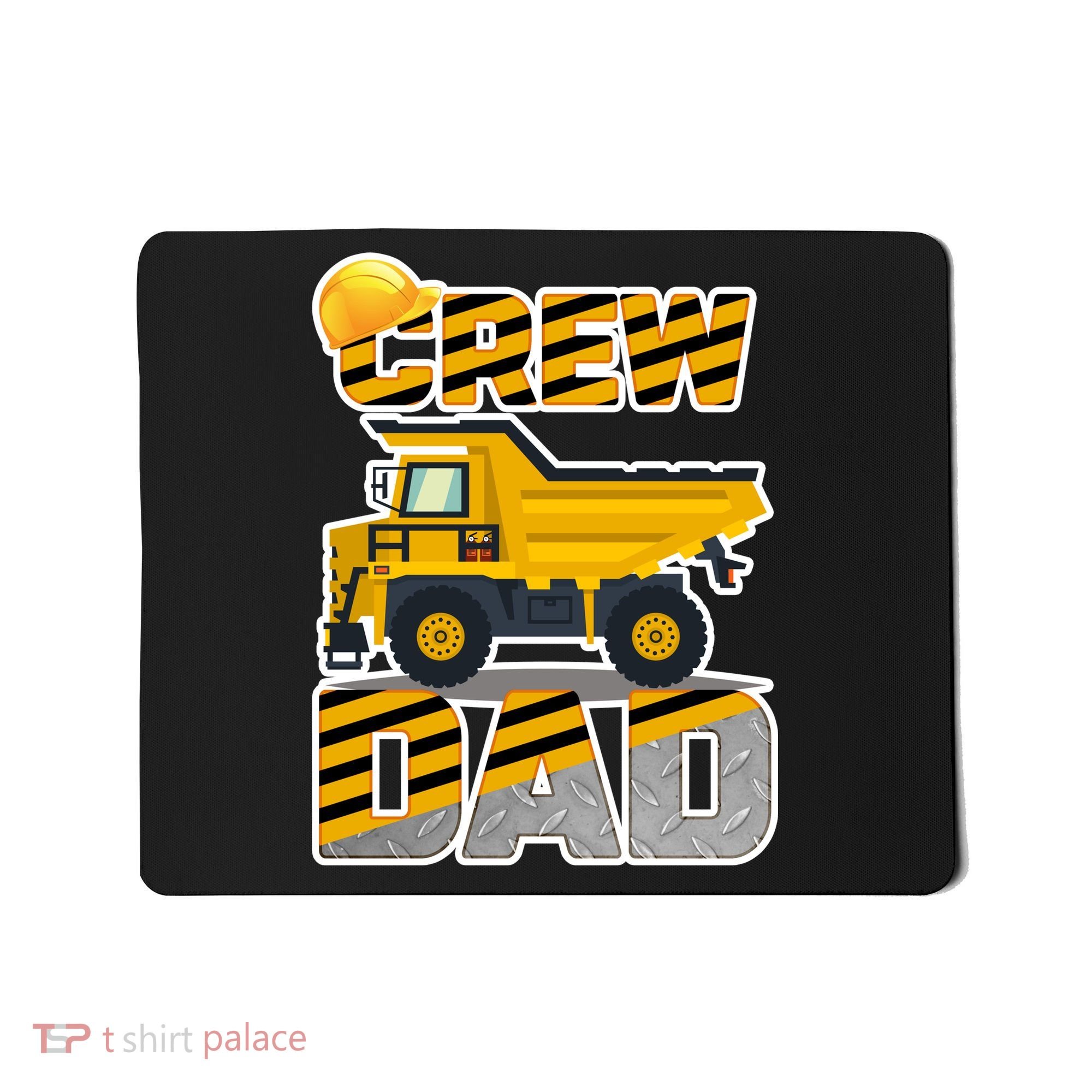 Dad Birthday Crew Construction Party Mousepad