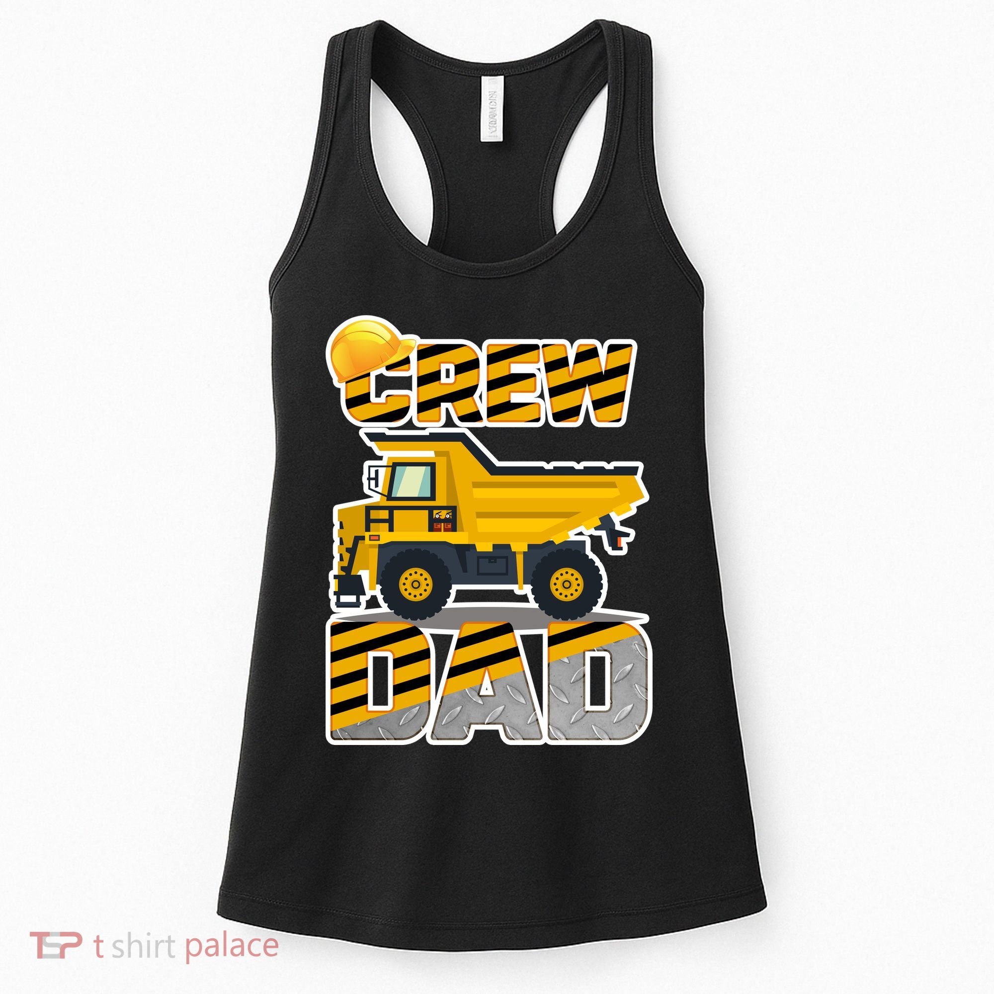Dad Birthday Crew Construction Party Women's Tank Top