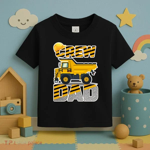 Dad Birthday Crew Construction Party Toddler T-Shirt