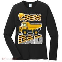 Dad Birthday Crew Construction Party Women's Long Sleeve Shirt thumb 0