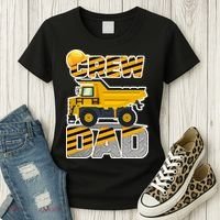 Dad Birthday Crew Construction Party Women's T-Shirt thumb 3