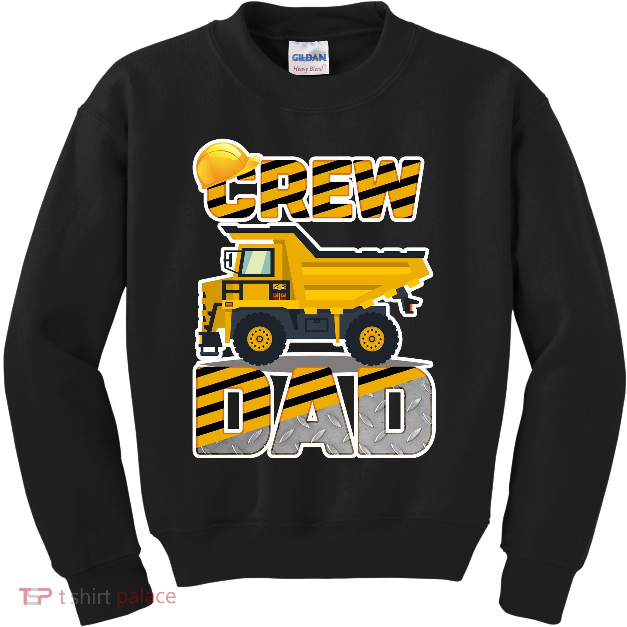 Dad Birthday Crew Construction Party Kids Sweatshirt