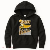 Dad Birthday Crew Construction Party Kids Hoodie thumb 0