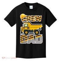 Dad Birthday Crew Construction Party Kids T-Shirt thumb 0