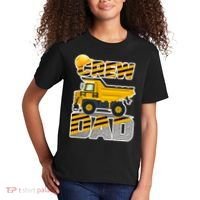 Dad Birthday Crew Construction Party Kids T-Shirt thumb 2