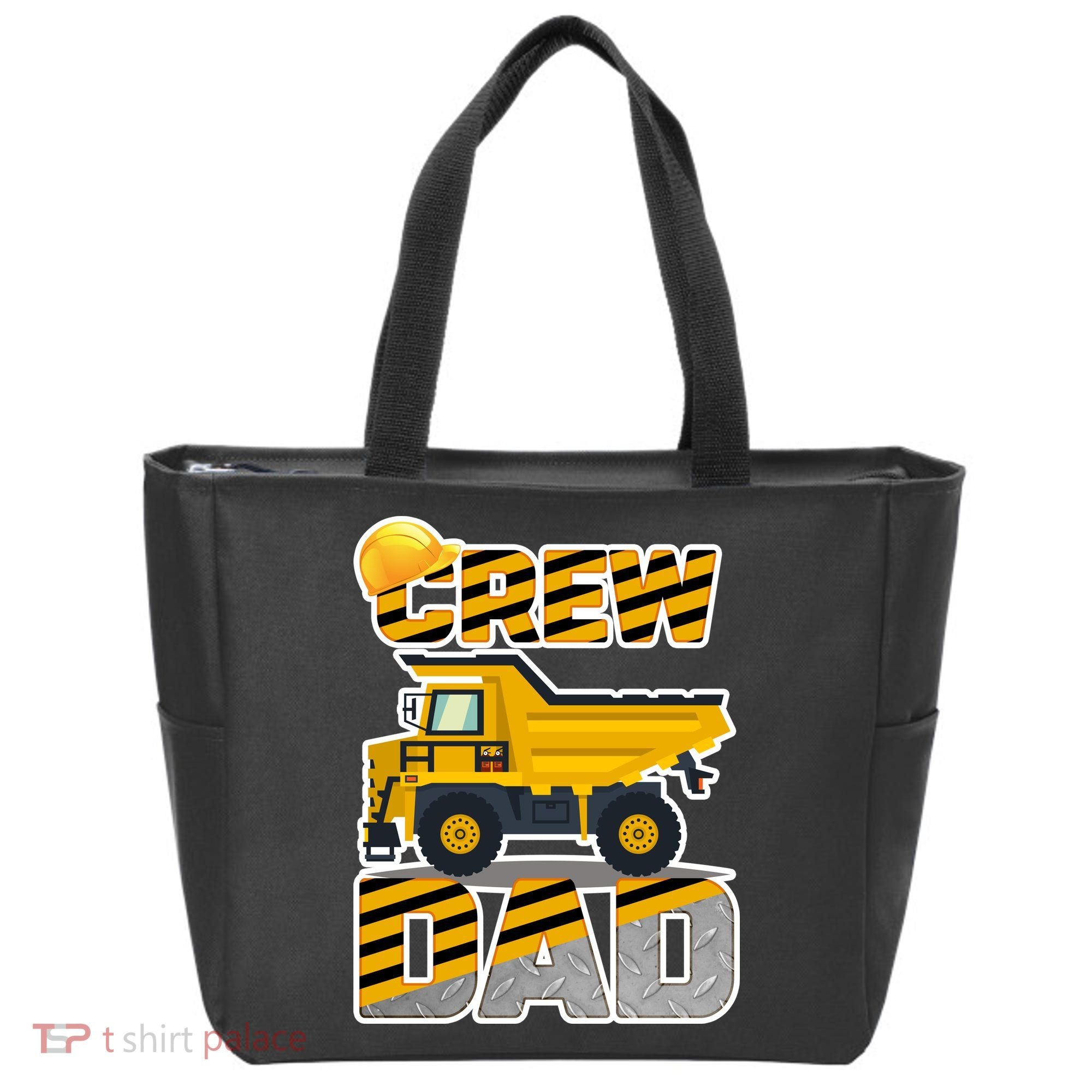 Dad Birthday Crew Construction Party Tote Bag