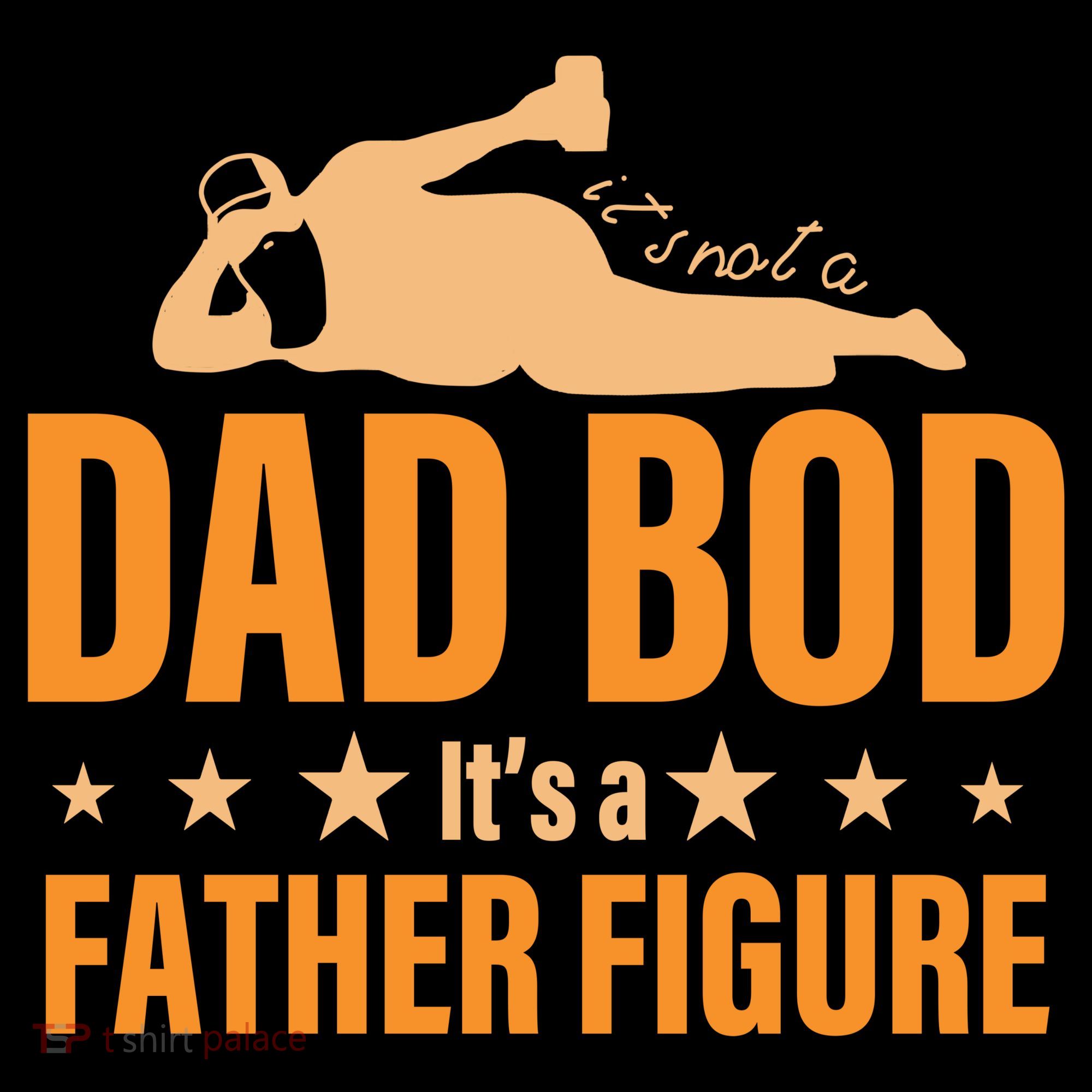 Dad Bod It's A Father Figure Funny  Backpack