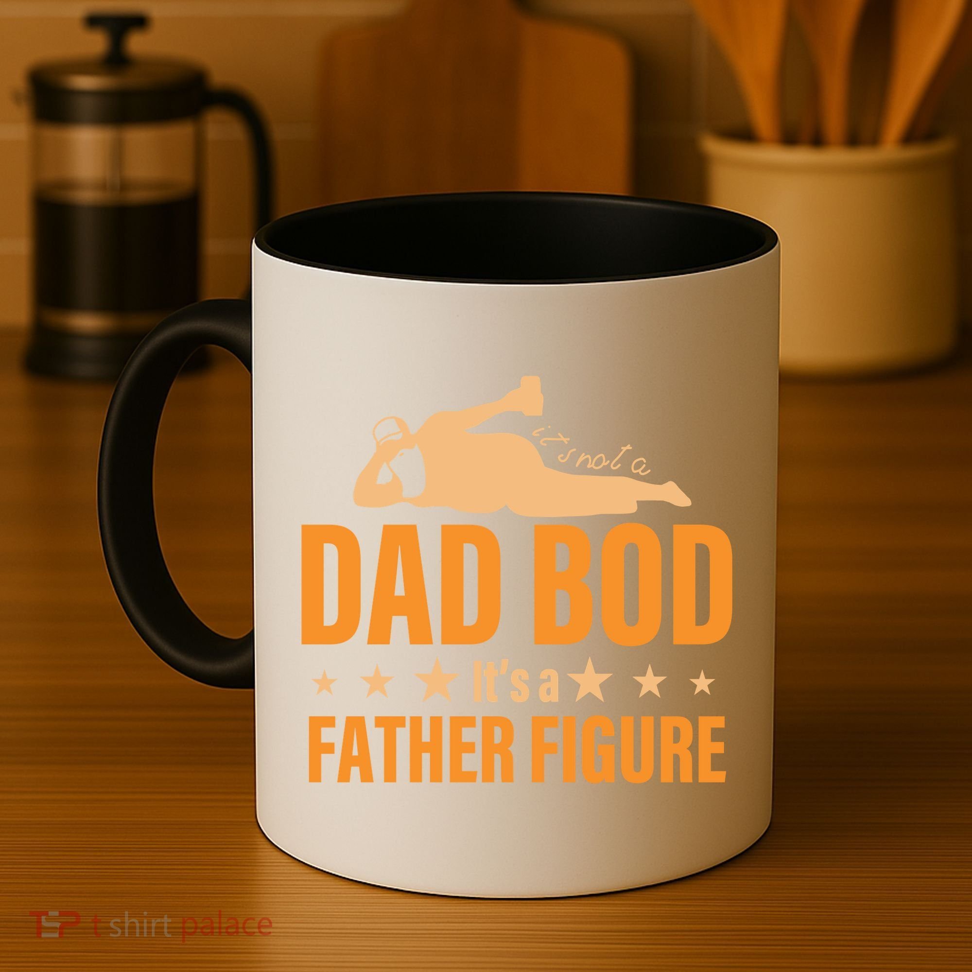 Dad Bod It's A Father Figure Funny  Coffee Mug
