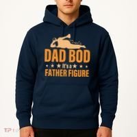 Dad Bod It's A Father Figure Funny  Hoodie thumb 2