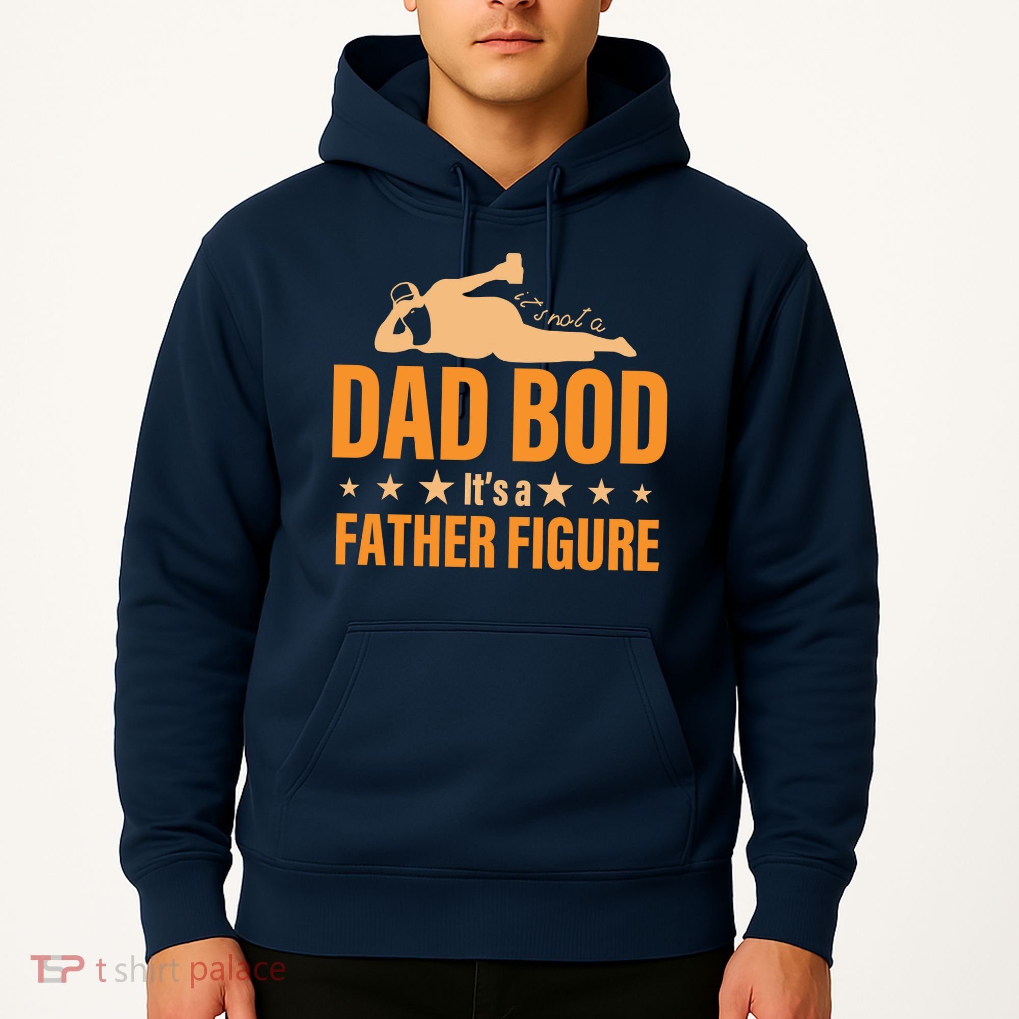 Dad Bod It's A Father Figure Funny  Hoodie