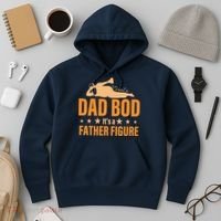 Dad Bod It's A Father Figure Funny  Hoodie thumb 3
