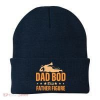 Dad Bod It's A Father Figure Funny  Beanie thumb 0