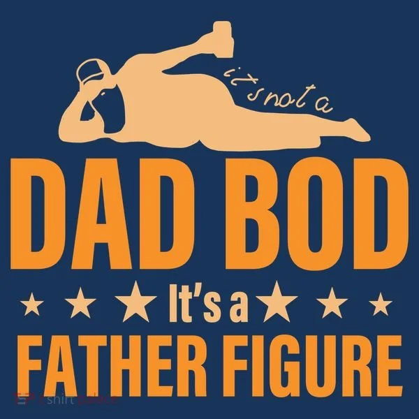 Dad Bod It's A Father Figure Funny  Women's Long Sleeve Shirt