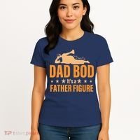 Dad Bod It's A Father Figure Funny  Women's T-Shirt thumb 4