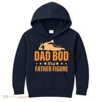 Dad Bod It's A Father Figure Funny  Kids Hoodie thumb 0