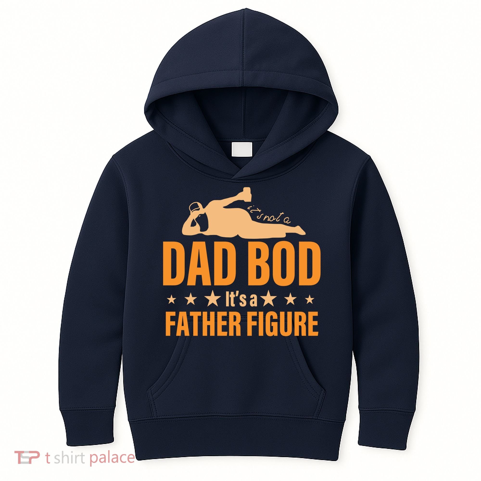 Dad Bod It's A Father Figure Funny  Kids Hoodie