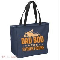 Dad Bod It's A Father Figure Funny  Tote Bag thumb 2