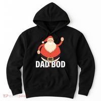 Dad Bod Santa Claus Christmas Hoodie thumb 0