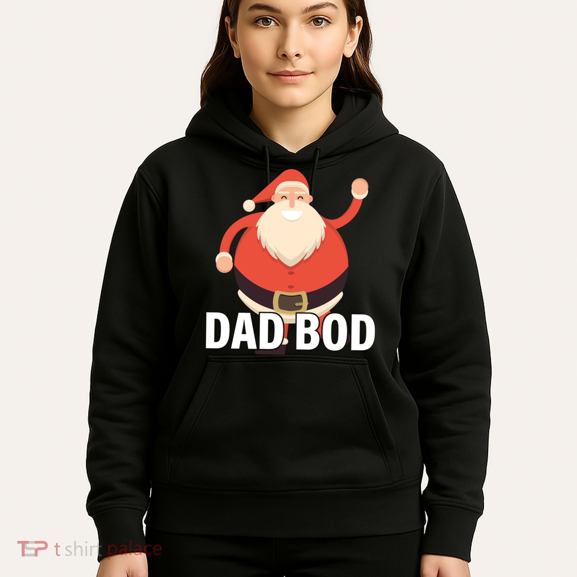 Dad Bod Santa Claus Christmas Hoodie
