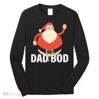 Dad Bod Santa Claus Christmas Long Sleeve Shirt thumb 0