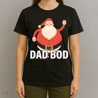 Dad Bod Santa Claus Christmas T-Shirt thumb 4