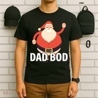 Dad Bod Santa Claus Christmas T-Shirt thumb 6