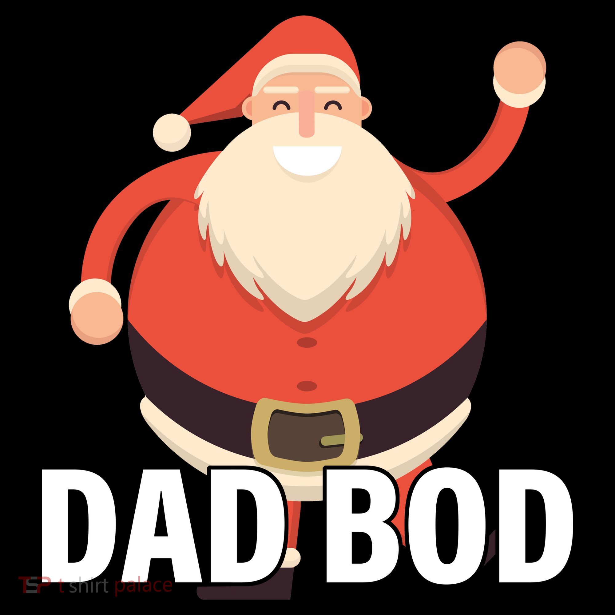 Dad Bod Santa Claus Christmas Backpack