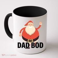 Dad Bod Santa Claus Christmas Coffee Mug thumb 0