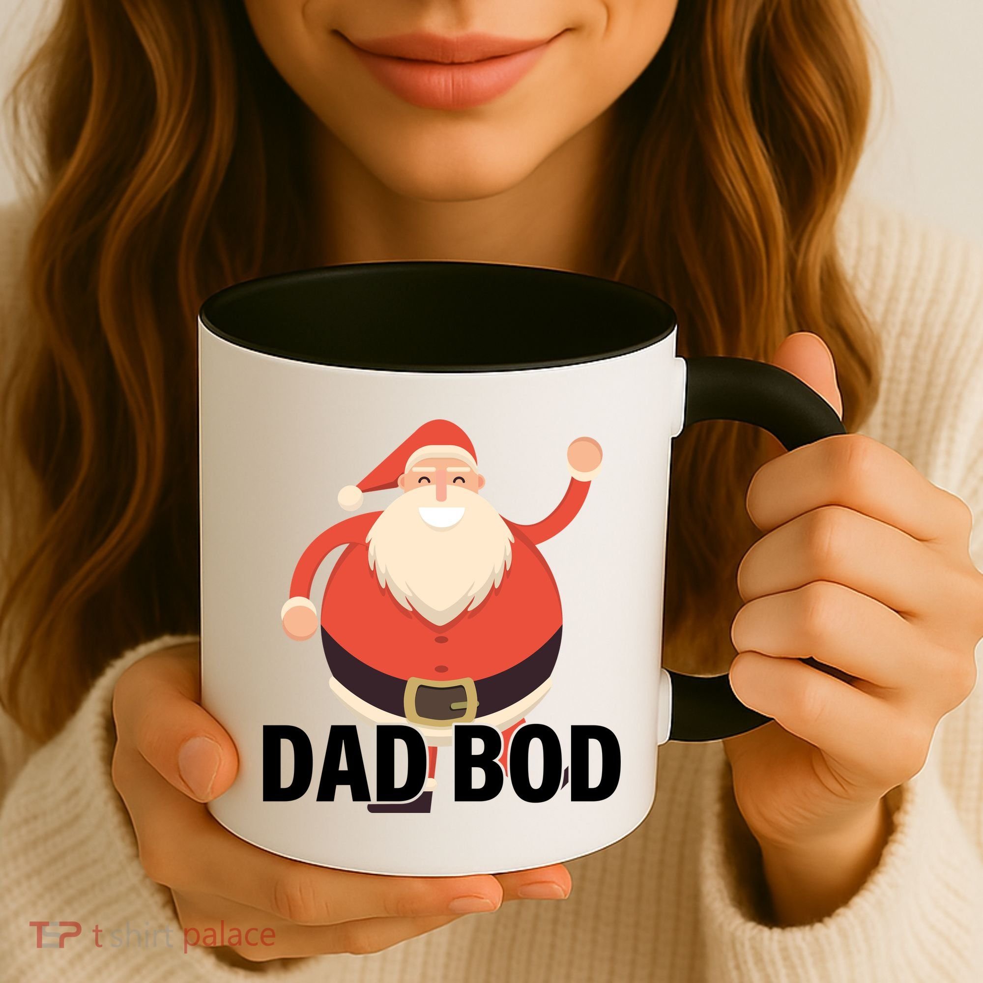 Dad Bod Santa Claus Christmas Coffee Mug