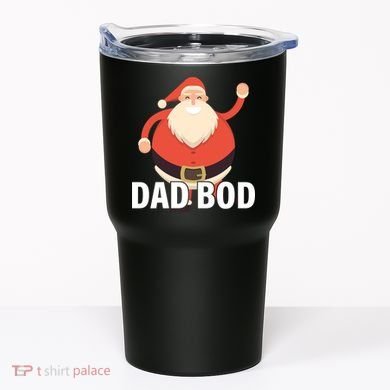 Dad Bod Santa Claus Christmas Tumbler