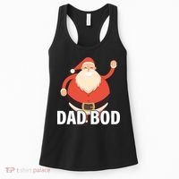 Dad Bod Santa Claus Christmas Women's Tank Top thumb 0