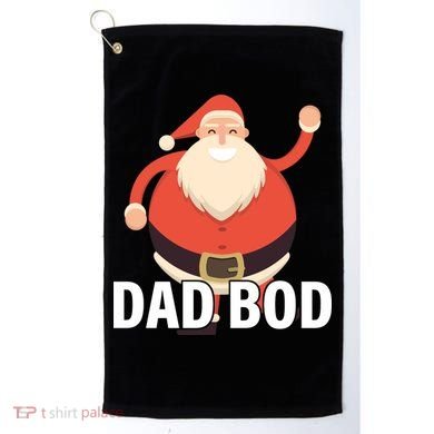 Dad Bod Santa Claus Christmas Golf Towel