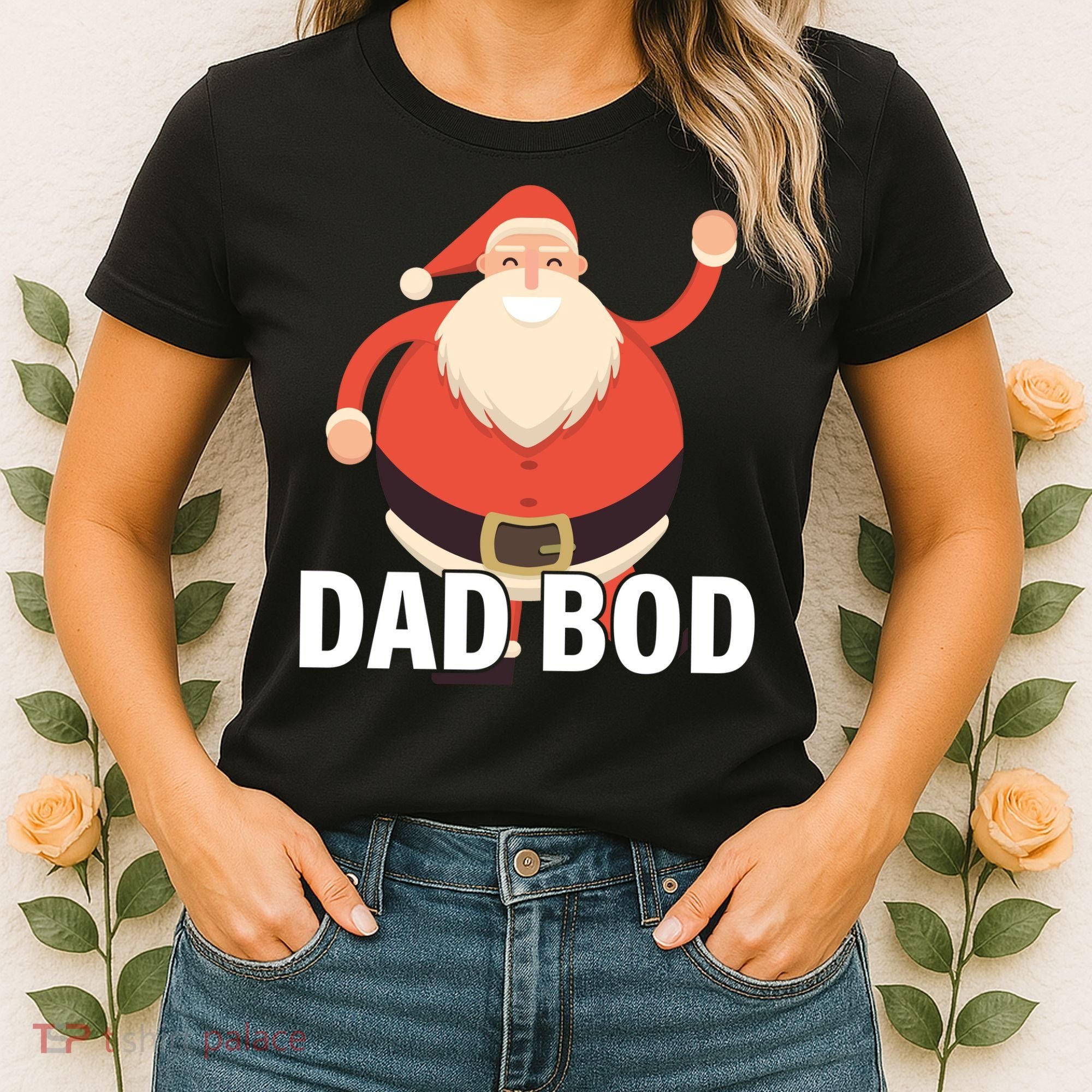Dad Bod Santa Claus Christmas Women's T-Shirt