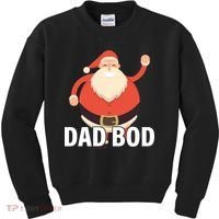 Dad Bod Santa Claus Christmas Kids Sweatshirt thumb 0