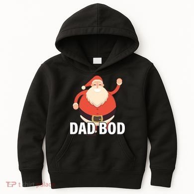Dad Bod Santa Claus Christmas Kids Hoodie