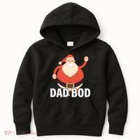 Dad Bod Santa Claus Christmas Kids Hoodie thumb 0