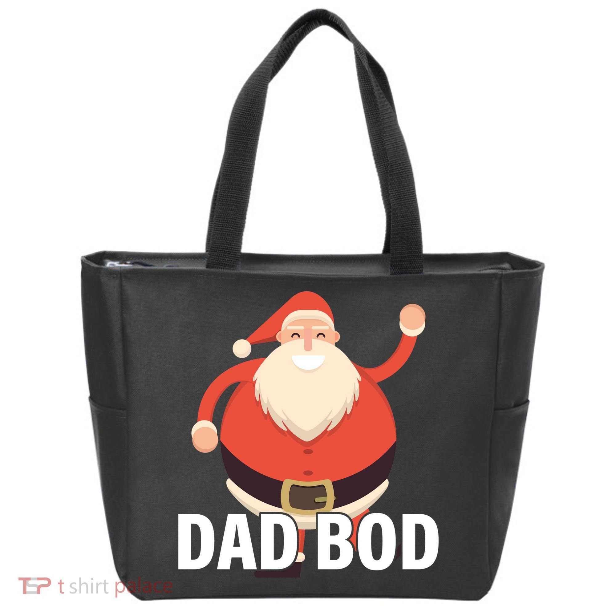 Dad Bod Santa Claus Christmas Tote Bag
